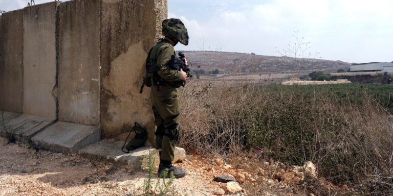 An Israeli Soldier Mans A Position In The Northern Israeli Town Of Metula Bordering Lebanon On October 8 2023 Photo By Fadi A.jpg