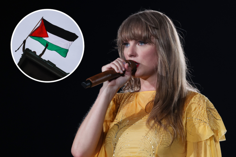 Taylor Swift 2024 Inset Pro Palestinian Protestor 2024.png