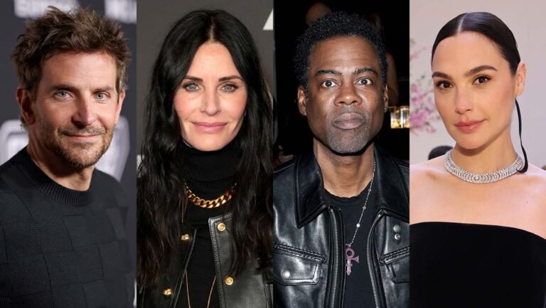 Bradley Cooper Courteney Cox Chris Rock Gal Gadot Split Getty H 2023.jpg