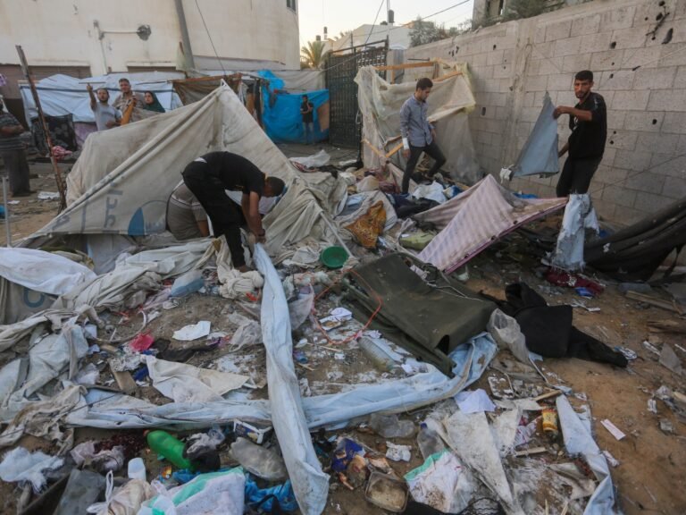 Aa 20240927 35748250 35748243 Israeli Army Attacked Tents Set Up Around Alaqsa Martyrs Hospital In Deir Albalah 1727436763.jpg