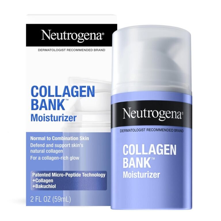 Neutrogena Collagen Bank Face Moisturizer, Daily Skin Care Anti-Aging Face & Neck Collagen Cream with Bakuchiol for Visibly Plump Skin, 2 fl. Oz & Trial Size Hydro Boost Facial Cleanser 0.5oz 71p3wevdtxl. Sl1500 .jpg