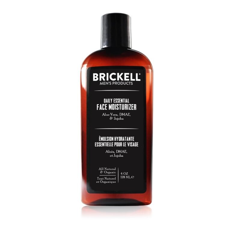 Brickell Men's Daily Essential Face Moisturizer for Men, Natural and Organic Fast-Absorbing Face Lotion with Hyaluronic Acid, Green Tea, and Jojoba, 4 Ounce, Scented 61klsheiyfl. Sl1500 .jpg
