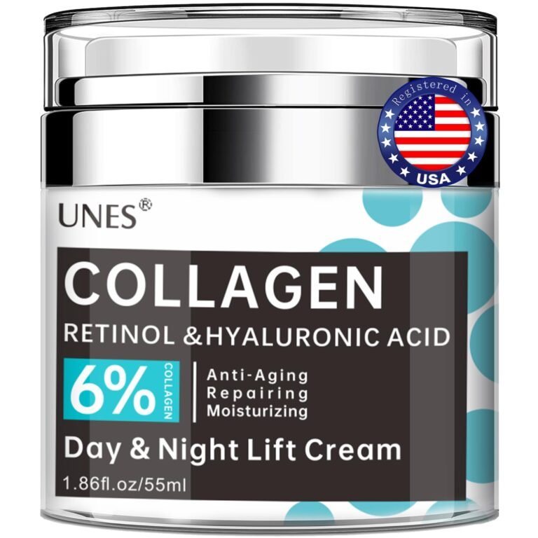 Unes Repair Face Moisturizer Cream with Squalane, Anti Aging Day and Night Cream with Collagen & Retinol for All Skin Types, Deep Hydration Wrinkle Cream for Men and Women(1.86 oz) 71fhh2xswzl. Sl1500 .jpg