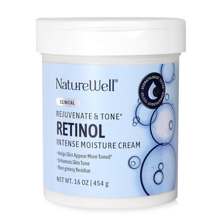 NATURE WELL Clinical Retinol Advanced Moisture Cream for Face, Body, & Hands, Anti Aging, Targets Discoloration, Wrinkles, Sun Damage, Crepey, & Sagging Skin, 16 Oz 71zsmsxveel. Sl1500 .jpg