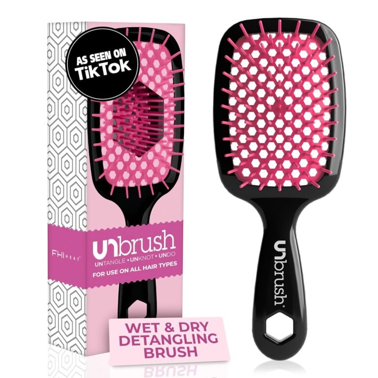 FHI Heat UNbrush Detangling Brush for Pain-Free Brushing on All Wet or Dry Hair Types — Durable DuoFlex Anti-Static Bristles, Lightweight Handle, Vented Hair Brush 81w6wynotbl. Sl1500 .jpg