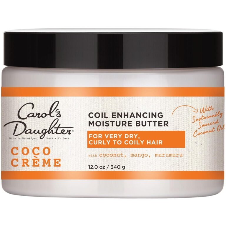 Carol's Daughter Coco Creme Coil Enhancing Moisture Butter, with Coconut Oil and Mango Butter, for Very Dry Curly Hair, Paraben and Silicone Free, 12 oz 81aglabtopl. Sl1500 .jpg