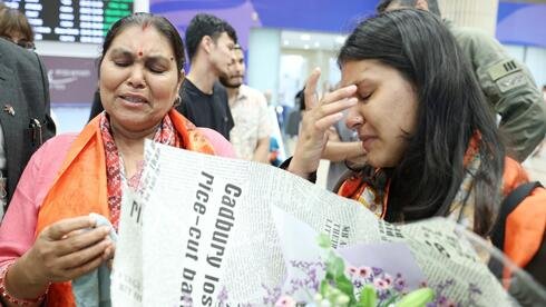 Mother and sister of Nepali hostage Bipin Joshi arrive in Israel for first time: 'Ple Hyxe9i05duge 0 182 3000 1688 0 large.jpg